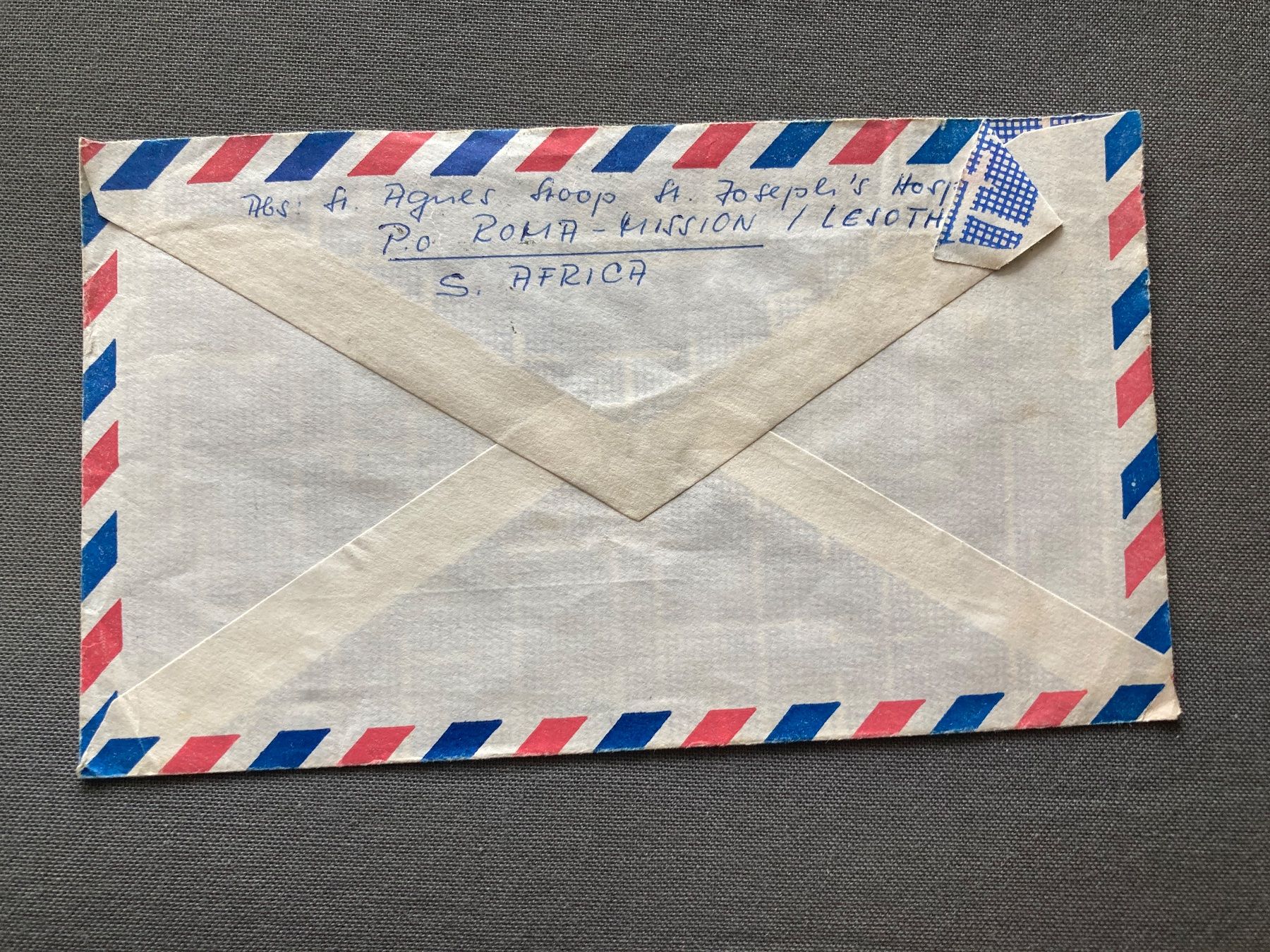 Tutti i francobolli: Briefumschlag Lesotho mit Marke und Stempel Luftpost – Usato da Zürich venduto da mik_h9ty 1