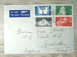 TR104 Enveloppe + Timbre Suisse 1948