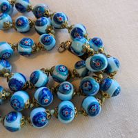 Vintage Murano Glas Kette, ca 1970-90