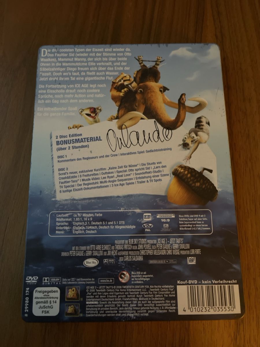 Tutti i DVDs: Ice Age 2 Jetzt taut's - 2 DVDs - Special Edition – Usato da Unterkulm venduto da AnoliOccasion 2