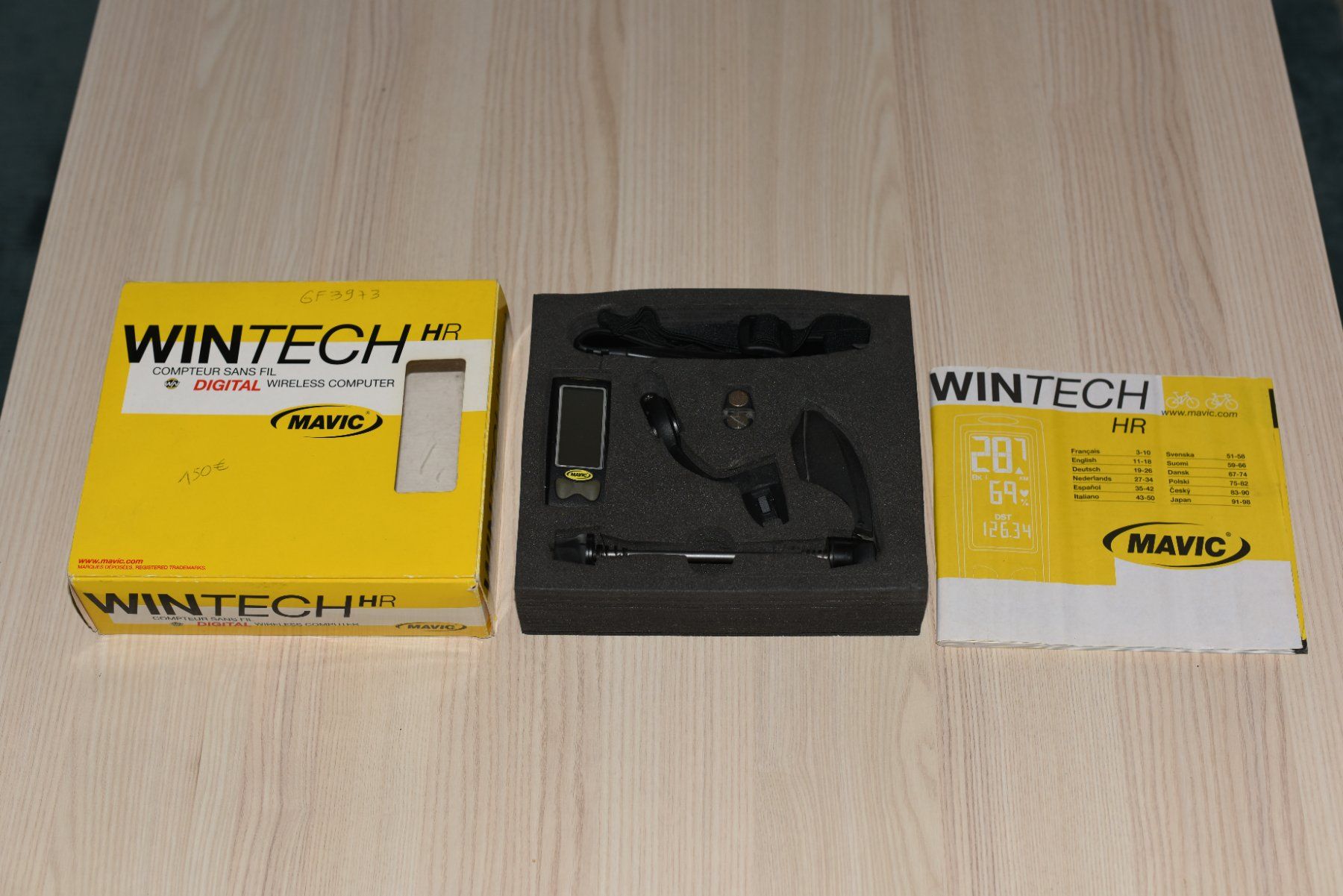 Mavic Pezzi di ricambio: MAVIC Compteur pour vélo Wintech HR – Usato da Fribourg venduto da Ratelbus