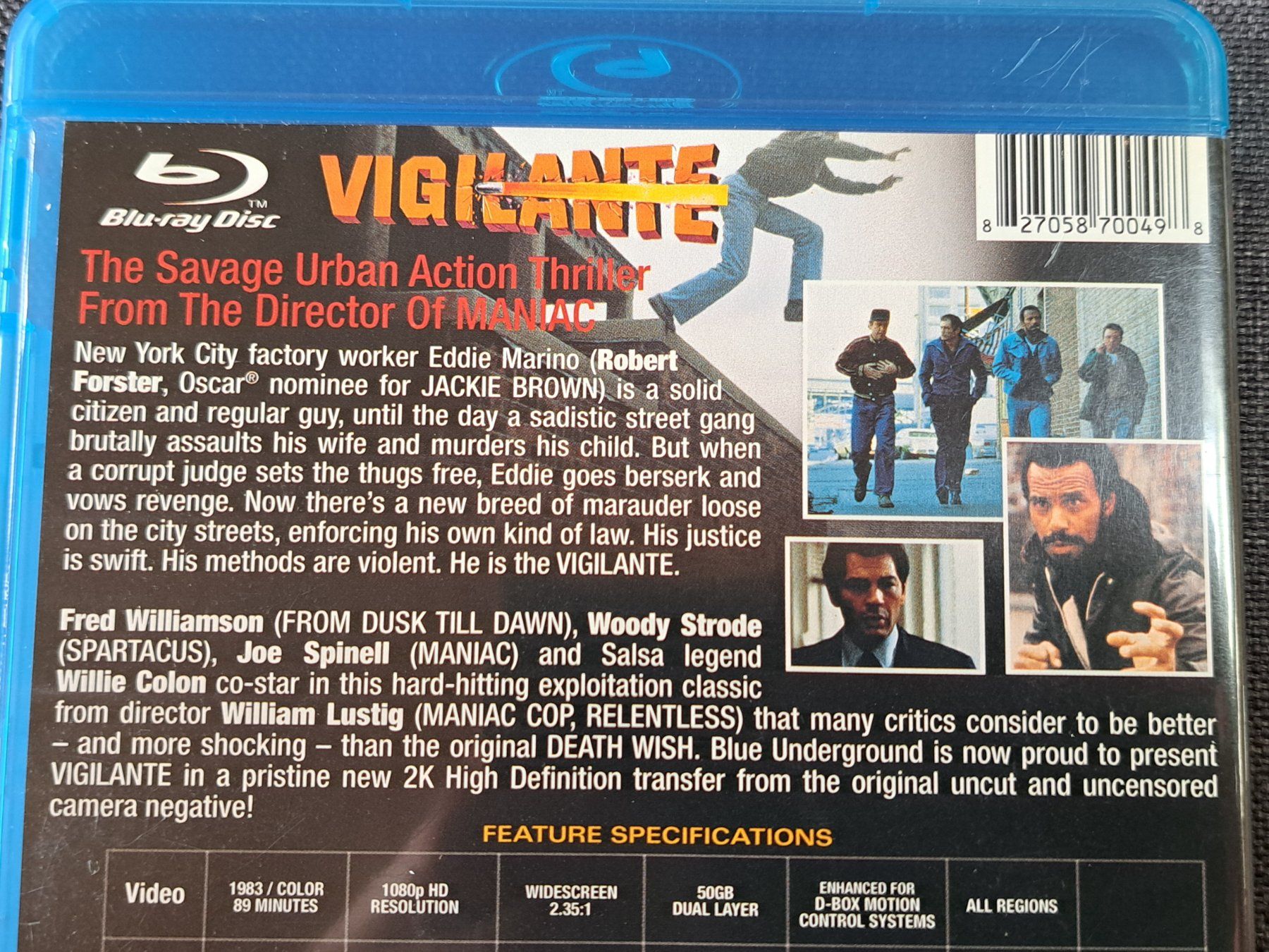Tutti i DVDs: Blu-ray Vigilante mit Robert Forster und Fred Williamson – Nuovo (secondo la descrizione) da Unterseen venduto da Kanica 2