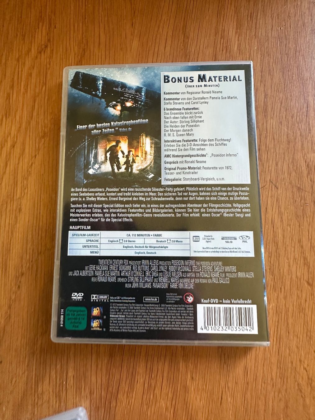 Tutti i DVDs: Poseidon Inferno, DVD, Gene Hackman – Usato da Benken ZH venduto da Audi-erich 1