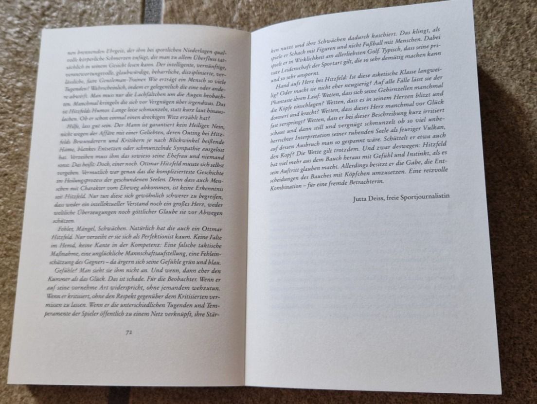 Libri: Ottmar Hitzfeld Biographie, Josef Hochstrasser – Usato da Oberdorf BL venduto da Eselsohr21 4