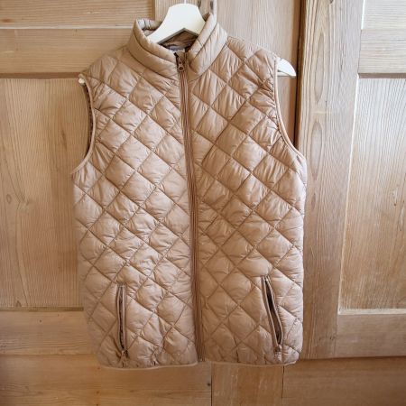 Tolle sportliche Weste beige Gr. 40/42