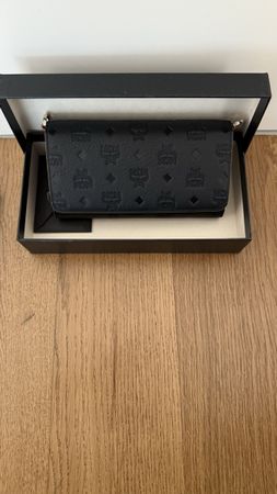 MCM Handytasche mit Kartenetui schwarz neu