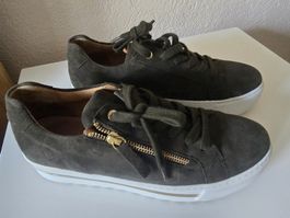 Gabor Halbschuhe Damen Olivgrün Grösse 39 