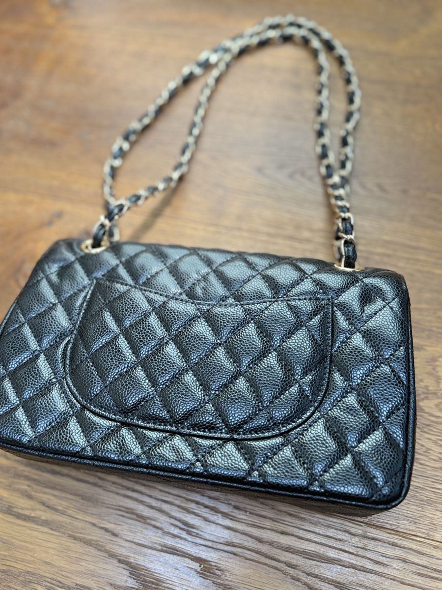 Borse da donna: Tasche Schwarz Leder gesteppt NEU – Nuovo (secondo la descrizione) da Hittnau venduto da Sugar-Apple 2