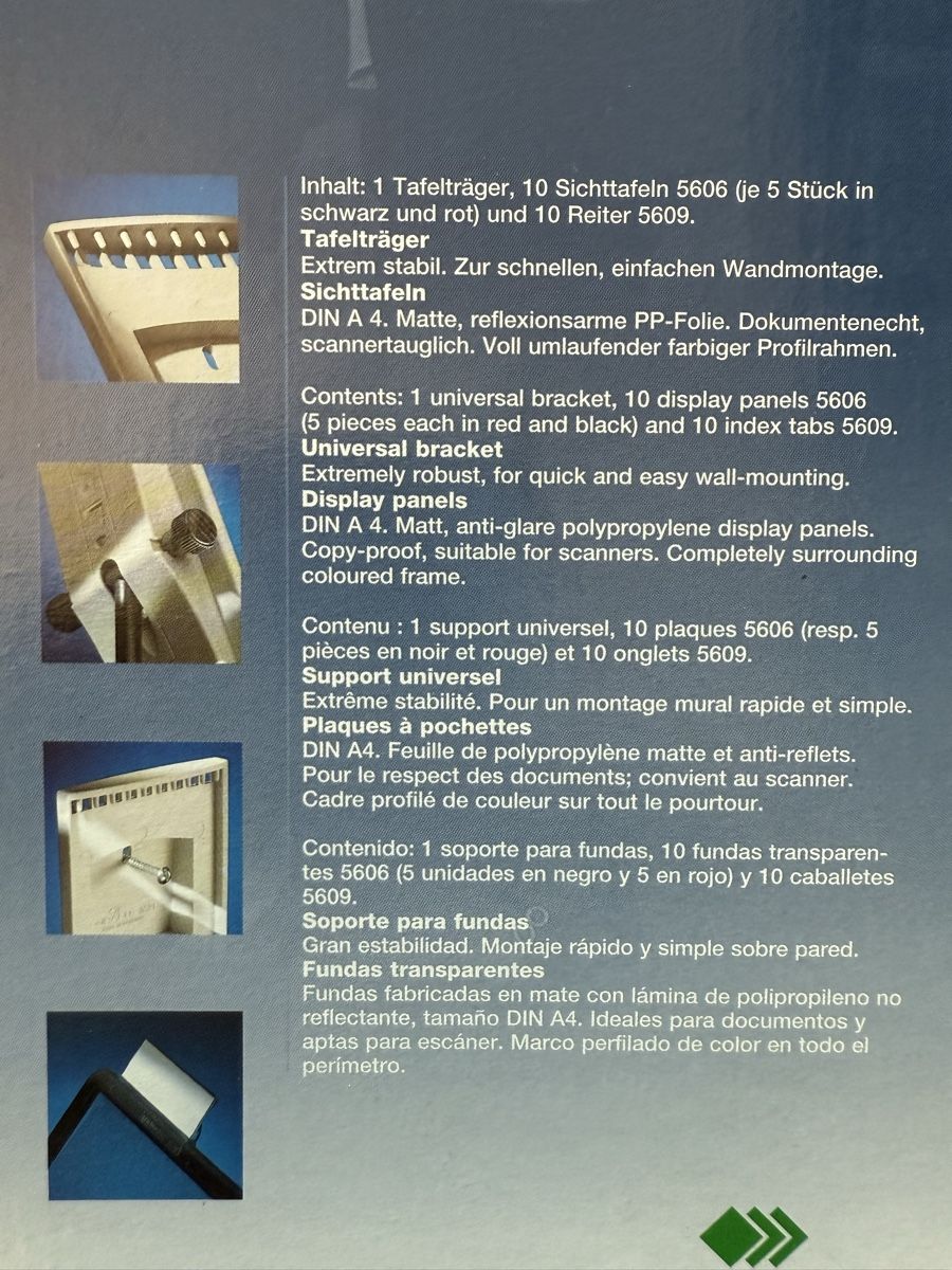 Supporti a parete: Displaytafelsystem Durable Sherpa Wall 10 No. 5631 – Nuovo (secondo la descrizione) da Elgg venduto da dan_f8gv 1