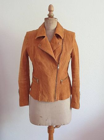 Schicke Echtlederjacke kaum getragen
