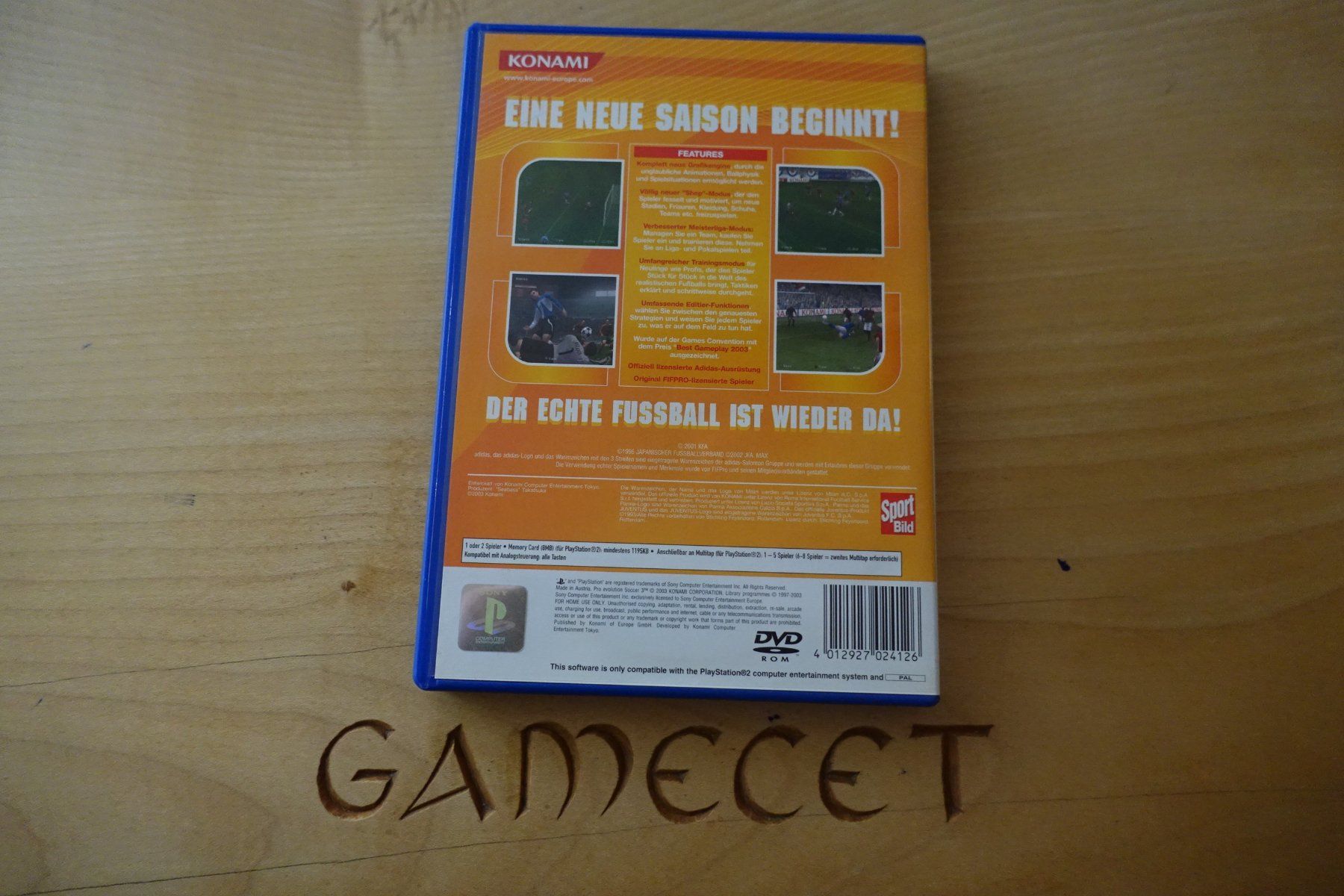 Sony Giochi: Pro Evolution Soccer 3 – Difettoso da Steinach venduto da Gamecet 2
