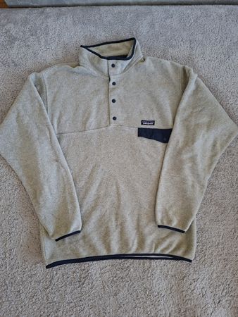 Pull-over polaire Patagonia Synchilla beige taille L homme 