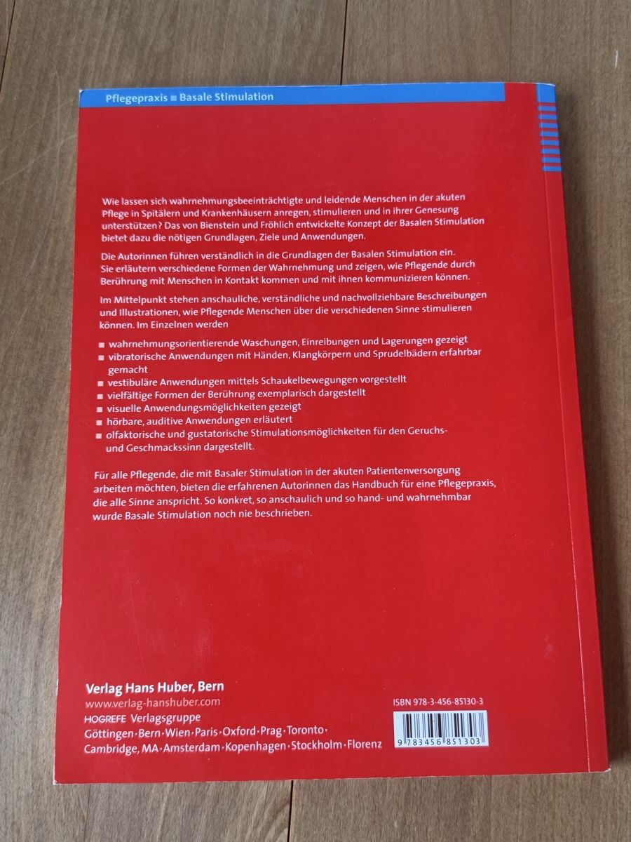 Libri: basale stimulation in der akutpflege, handbuch pflegepraxis – Usato da sargans venduto da lnoa 1