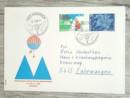 TR17 Enveloppe + Timbre Suisse 1969