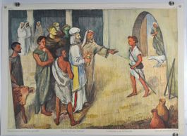 Schulwandbild "David wird König"​ von Fritz Ryser