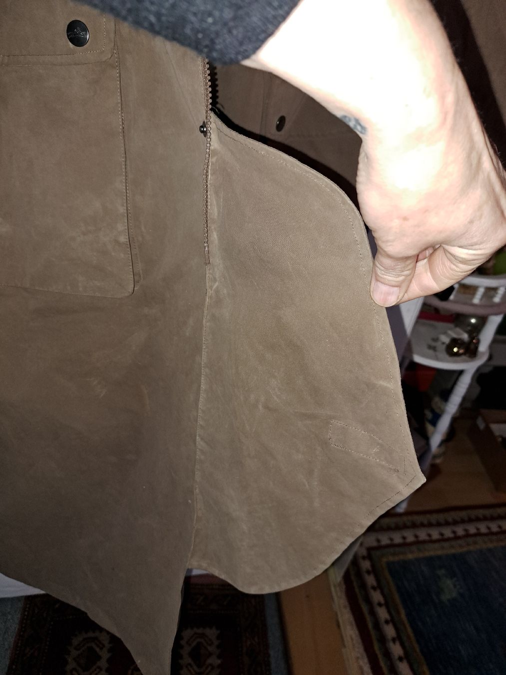 Mäntel: Equi-Thème RegenReitmantel XL,  – Gebraucht aus Kölliken von Upcycling-by-Mc-TAM 3