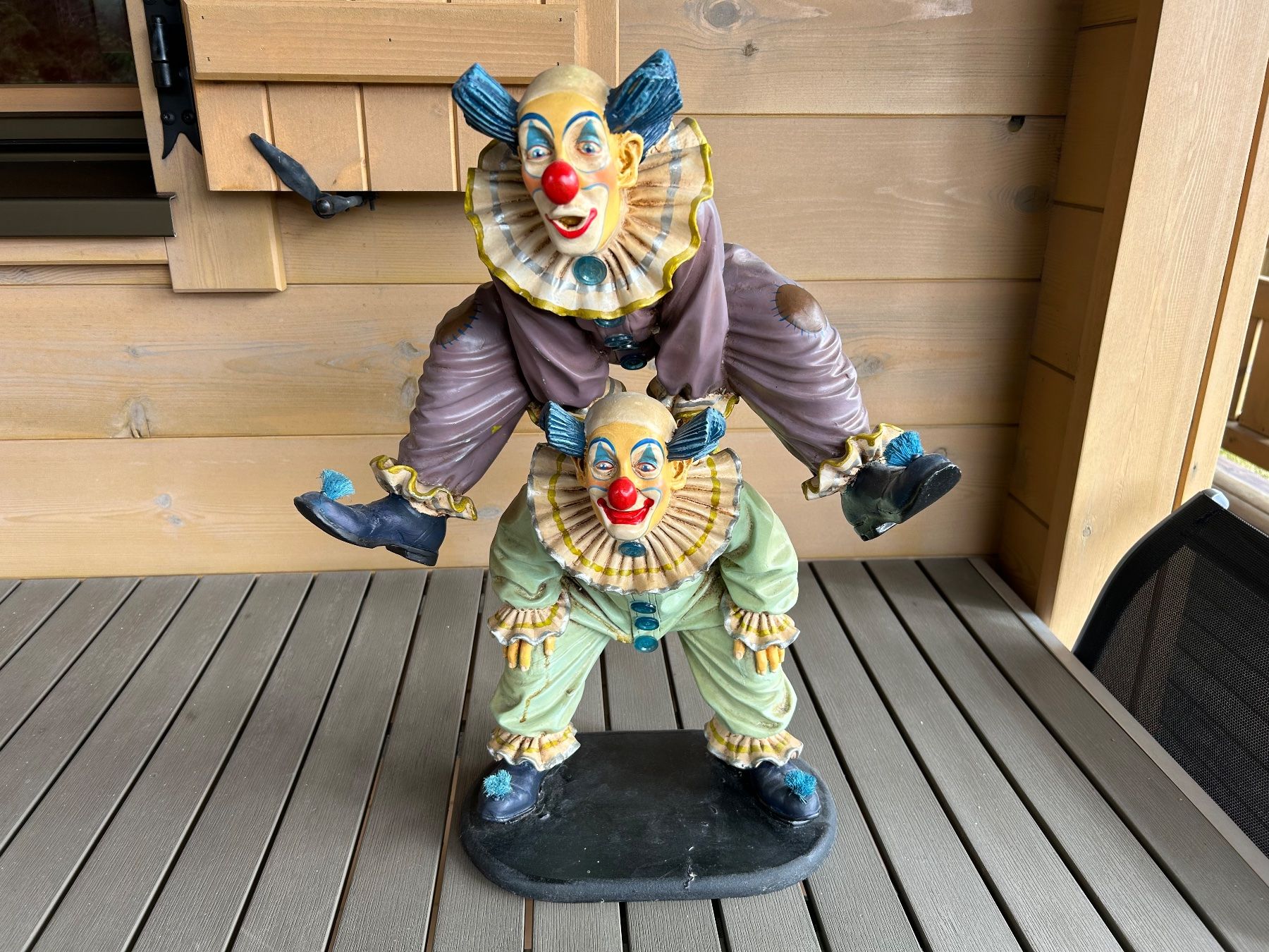 Statuette: Doppelclown Signiert – Usato da Les Pontins venduto da Brumm01