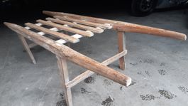 Rustikale Bahre, Steintrage, Holztrage, Antik, Vintage, Deko
