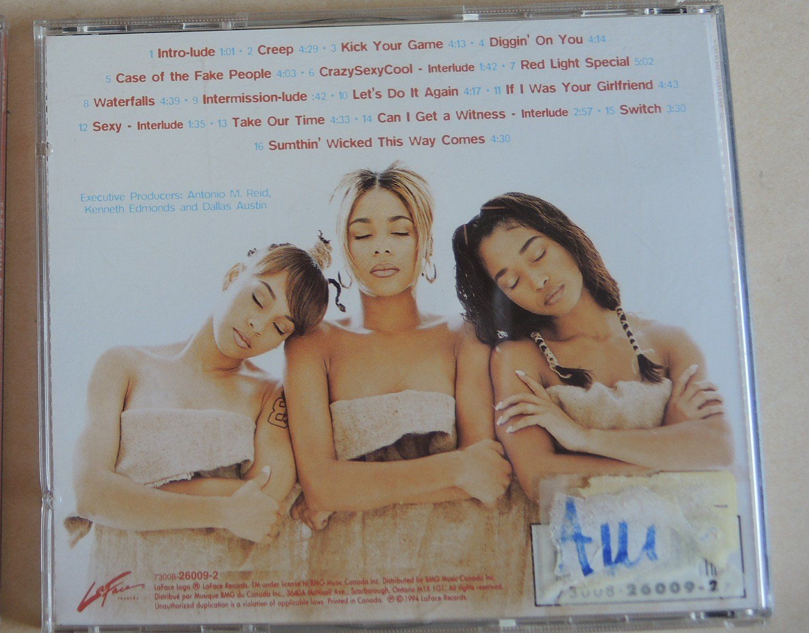 CD: CD - TLC - Crazy Sexy Cool – Usato da Rorschach venduto da maeck8 2
