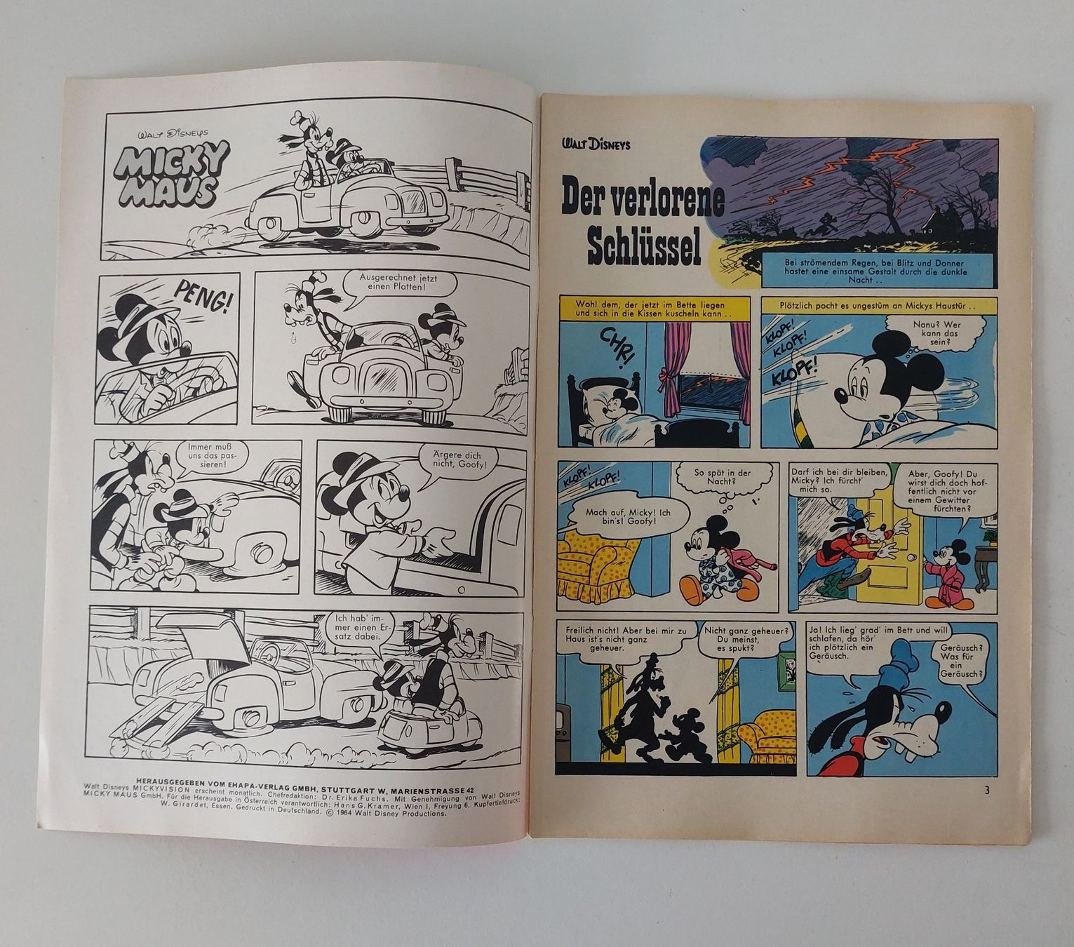 Comics: Mickyvision 1964 Nr. 3 Ehapa Verlag Comic – Gebraucht aus Schenkon von Uhu007 1
