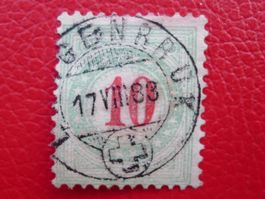 Portomarke: 18AN, gestempelt LANGENBRUK BE, K: 200.-