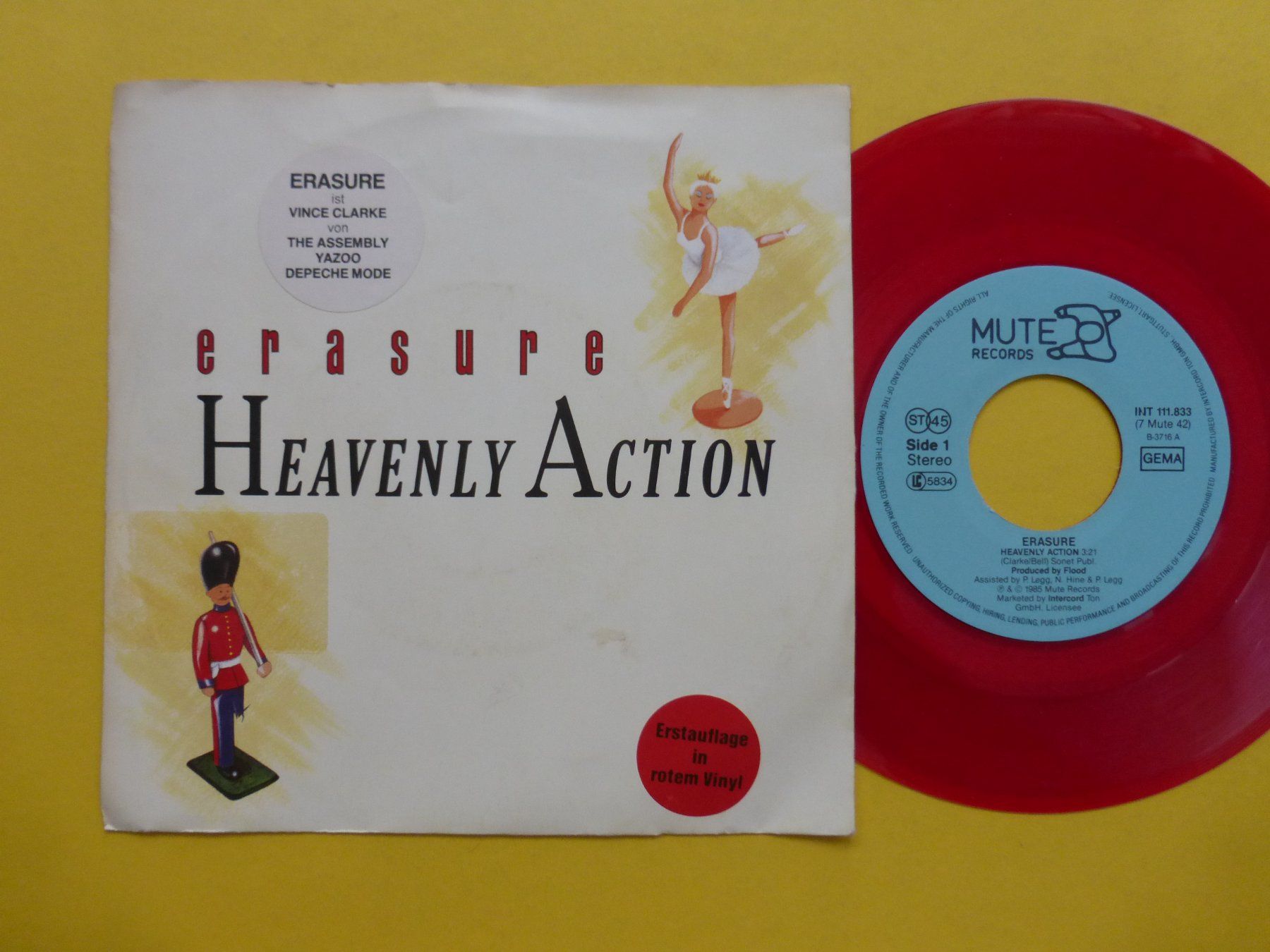 Dischi in vinile: Erasure – Heavenly Action – Usato da Zürich venduto da Swiss57