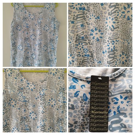 Trägershirt blau Gr. L - Marinello - Spendenaktion