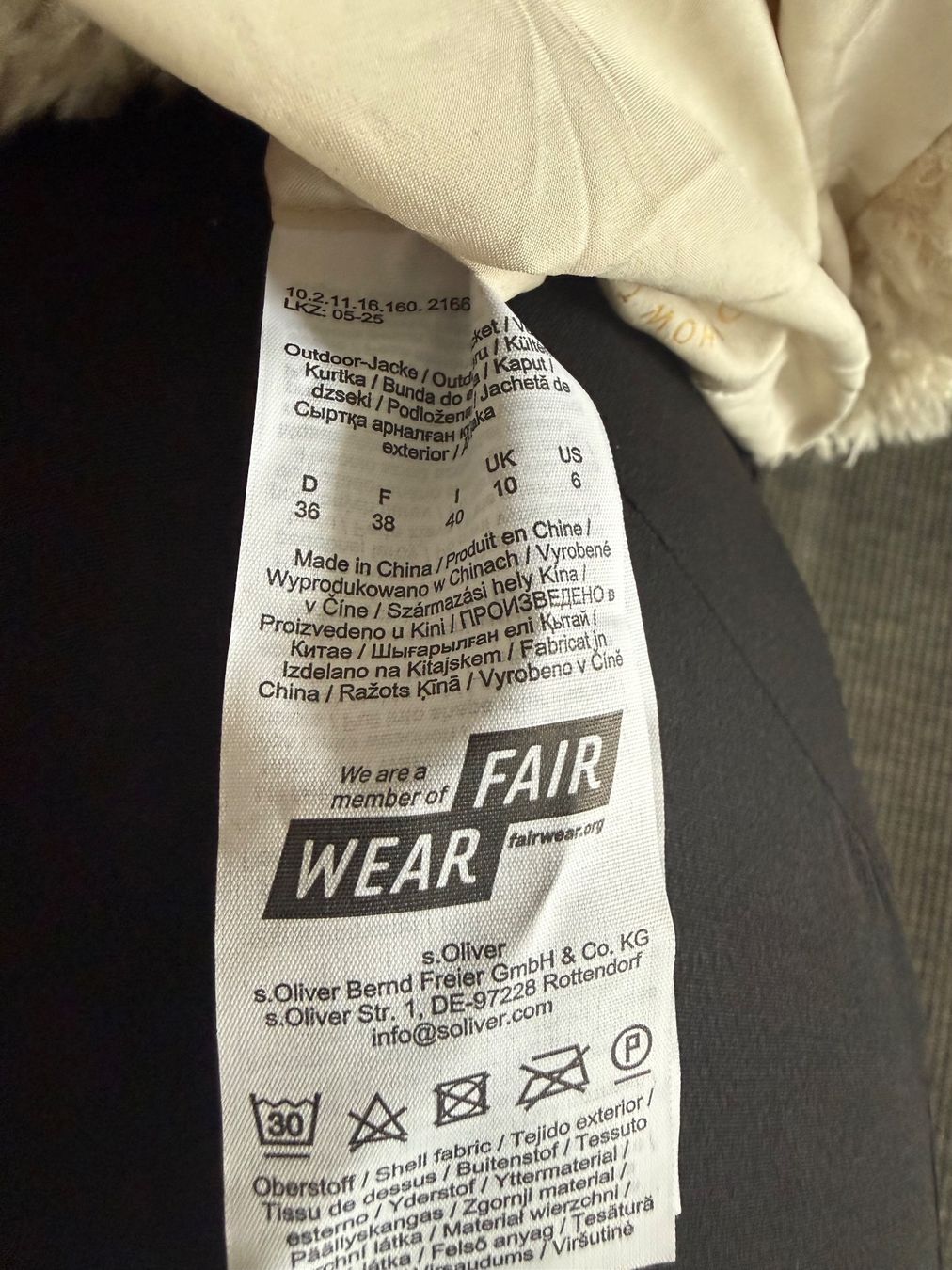 S.Oliver Jacken: S.Oliver Teddyjacke Gr.36 – Gebraucht aus Visperterminen von ele_8n98 2