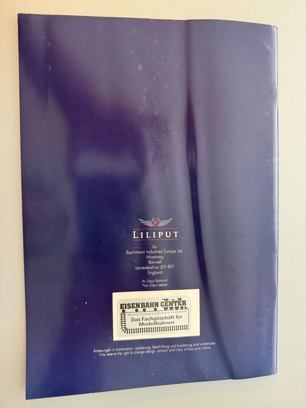 Liliput Modellini di ferrovie: Liliput H0 - Katalog 1994 – Usato da Fehraltorf venduto da Success 3