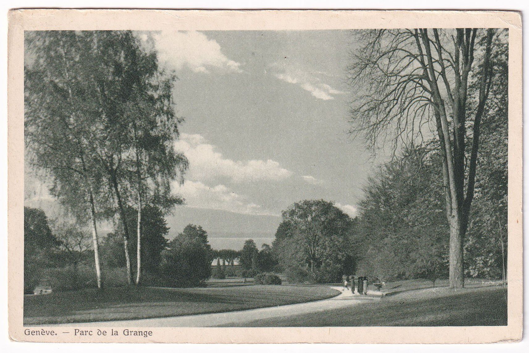 Ansichtskarten: Genève - parc de la Grange – Gebraucht aus Cormoret von Pascalll2001