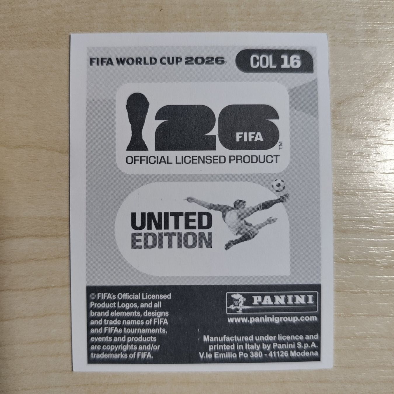 Panini Carte collezionabili: Jorge CARRASCAL, COL 16, Panini WM 2026 – Nuovo (secondo la descrizione) da Dietlikon venduto da itmo 1