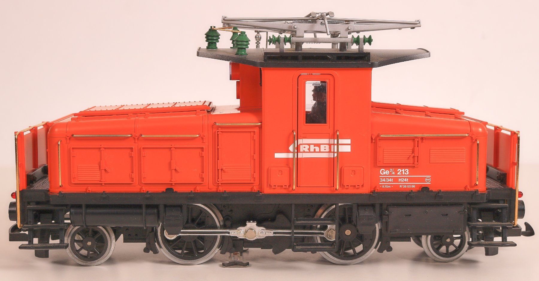 LGB Modellini di ferrovie: LGB 2044  RhB Ge 2/4  orange – Usato da Oensingen venduto da Ricboma50