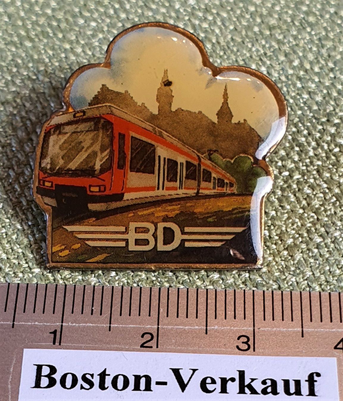 Placchette & Badge: B261 - Pin BD Bahn – Usato da Reinach BL venduto da Boston-Verkauf 1