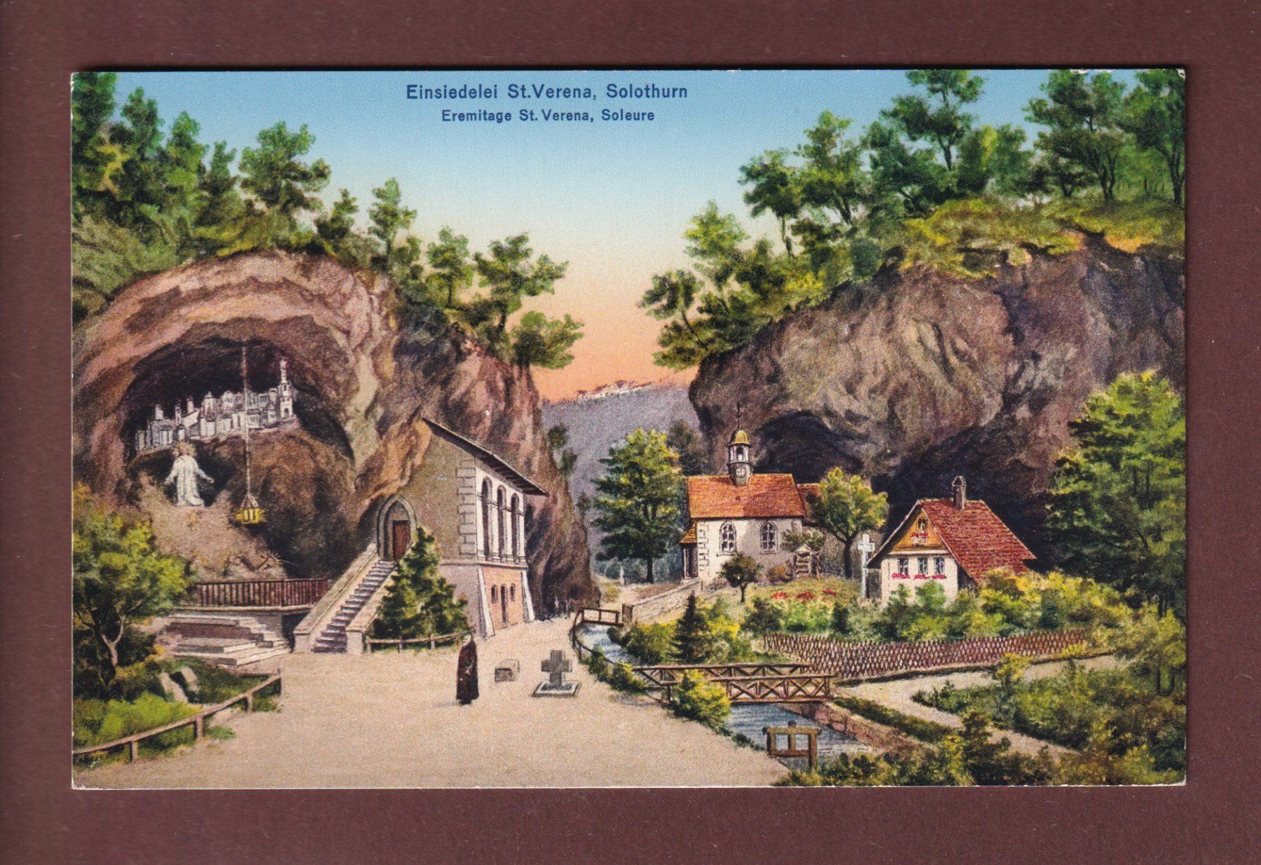 Cartes postales: SOLOTHURN - Einsiedelei St. Verena – D'occasion à Pully par nicecards-shop