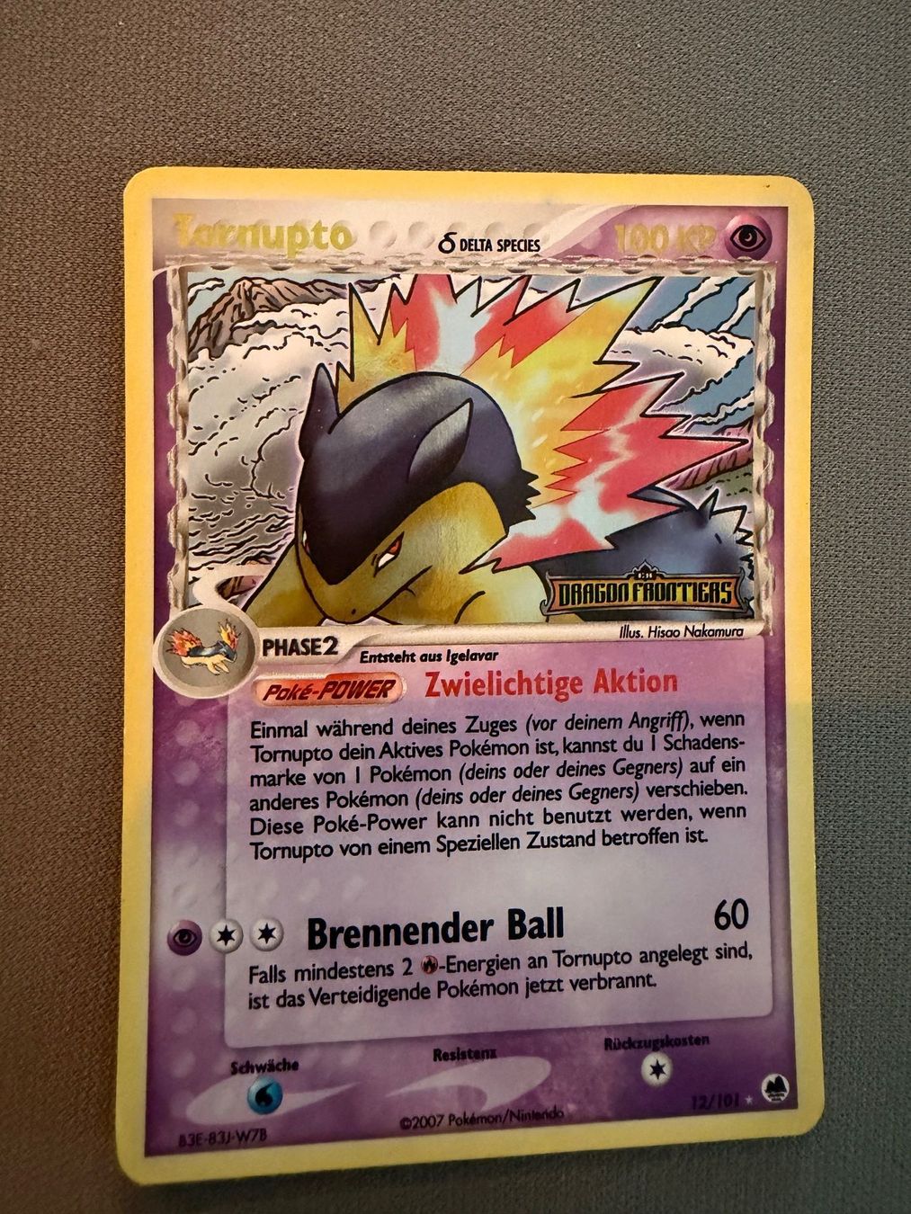 Pokémon Carte collezionabili: Pokemon Tornupto 12 /101 – Usato da untersiggenthal venduto da stephanymar