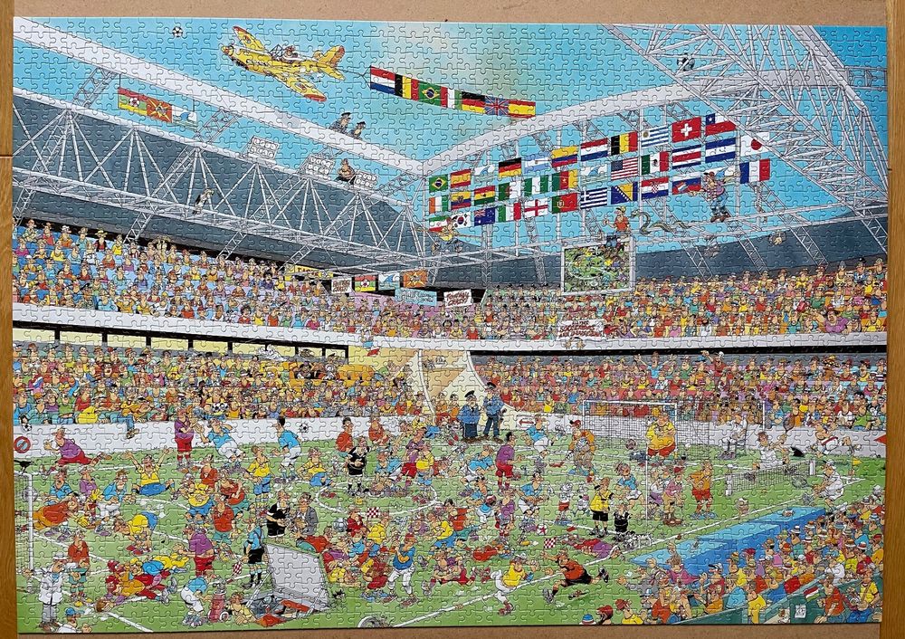 Puzzle Jan van Haasteren 2000 Teile Fussballmeisterschaft Kaufen auf