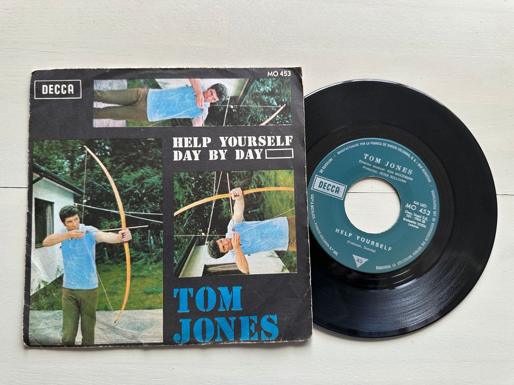 Vinyles: TOM JONES rare Single Kult Help yourself Spanisch differnt – D'occasion à Basel par Partridge