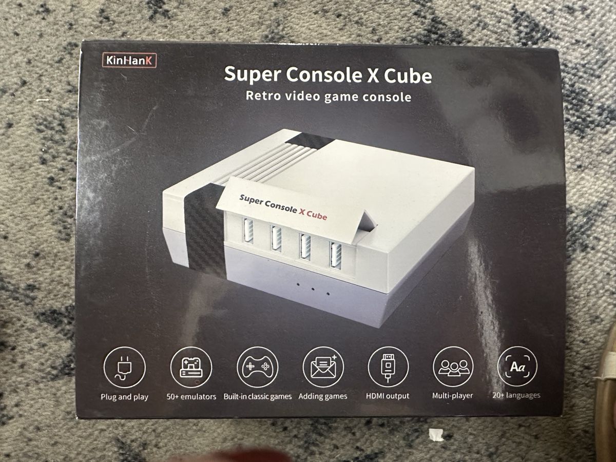 Consoles: Super Console X Cube Retro Videospielkonsole neu – Neuf avec emballage d'origine à Reiden par Party71