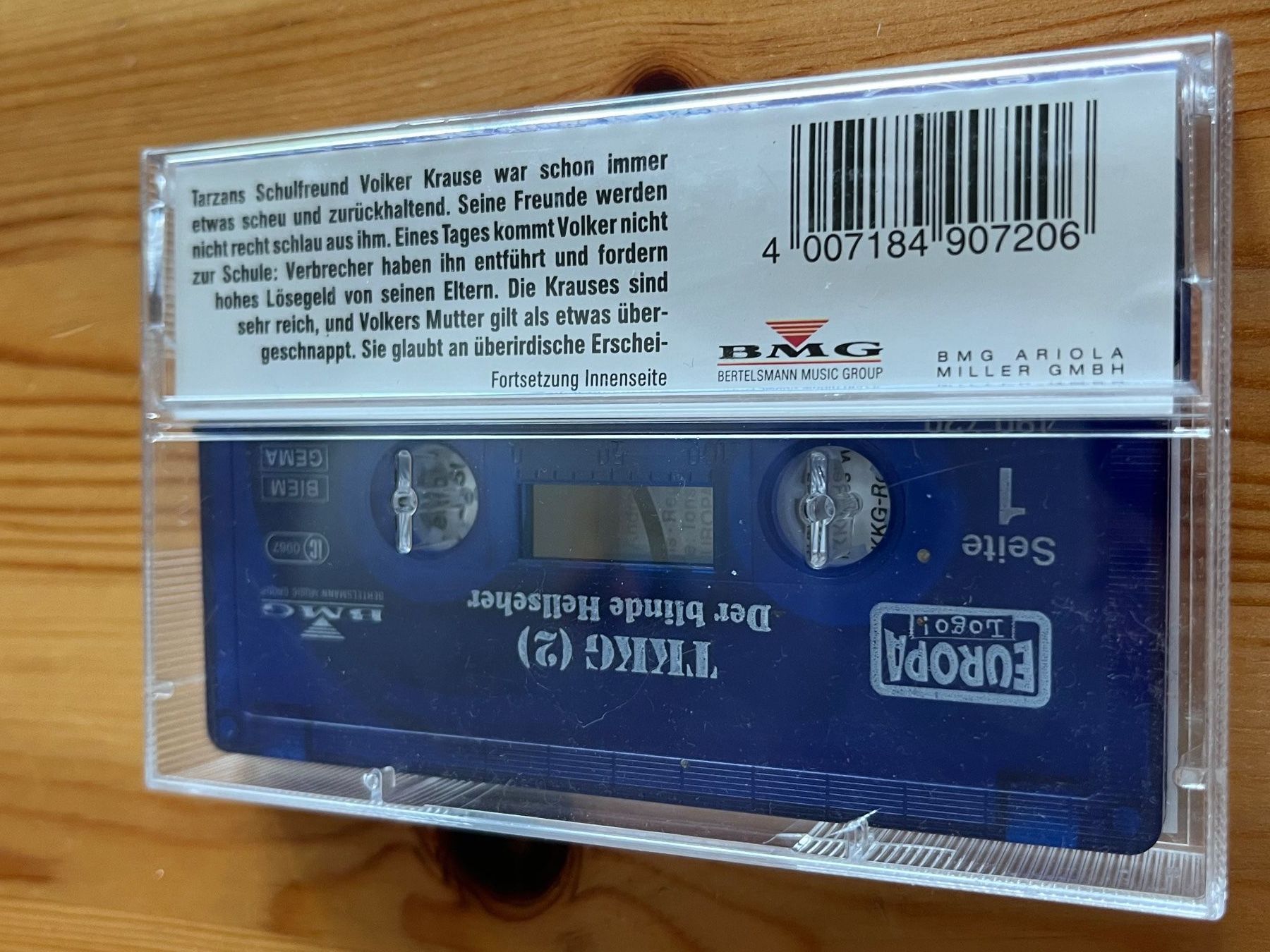 Kompaktkassetten: TKKG Kassette Folge 2 - Der blinde Hellseher – Gebraucht aus Zürich von Gurkis 1