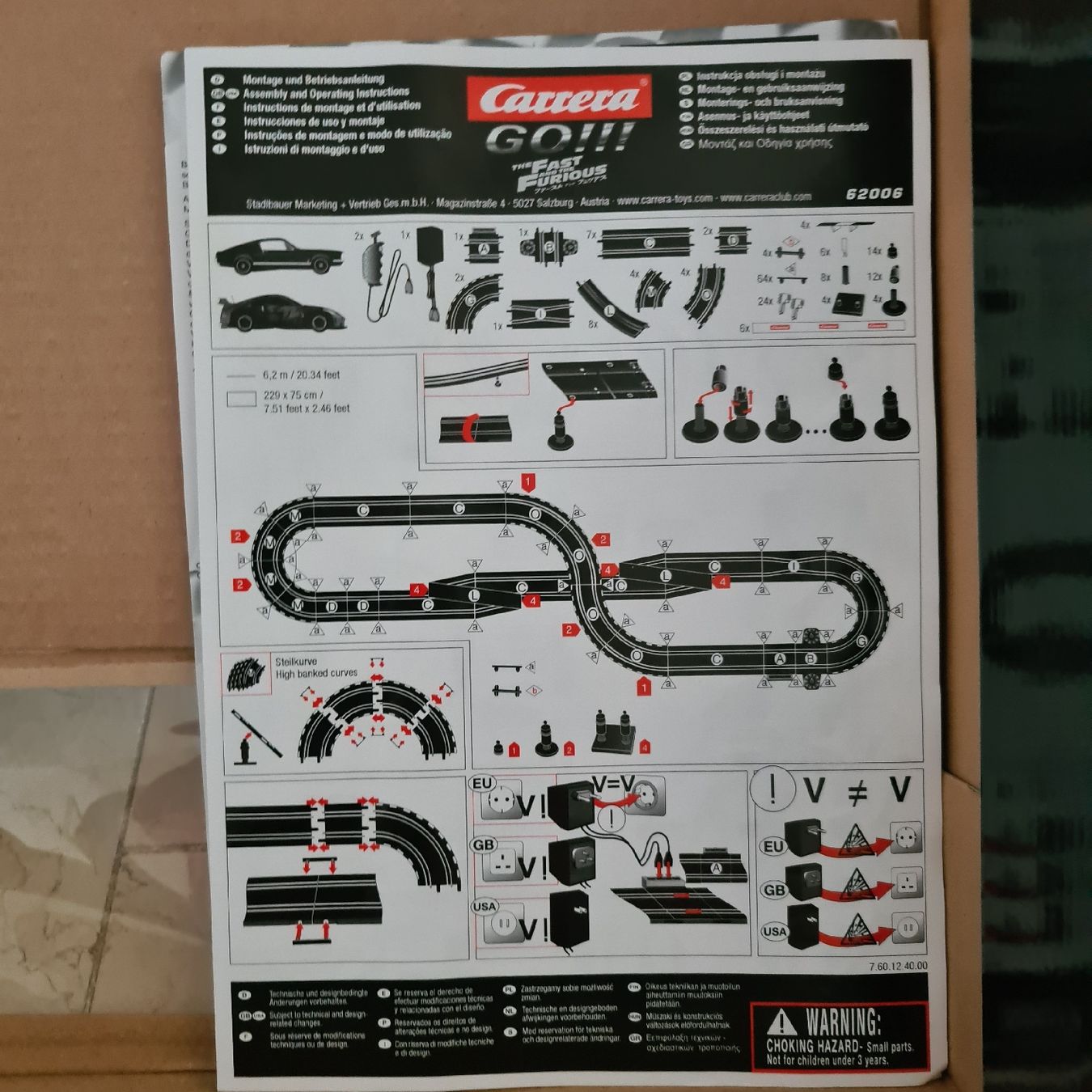 Carrera Piste: carrera Go fast &the furious – Usato da Rheinfelden venduto da calla07 1