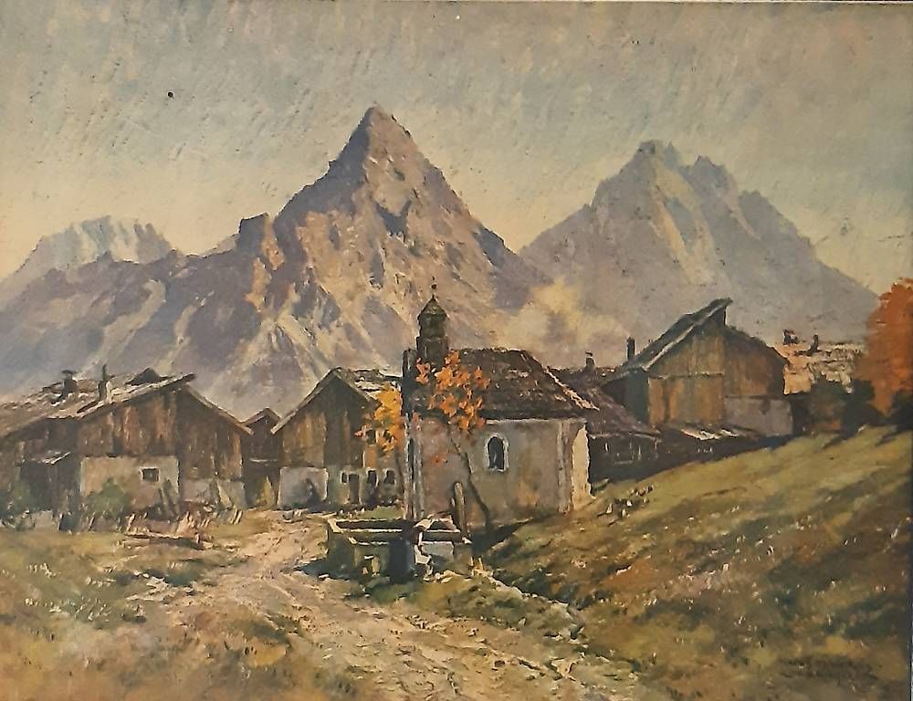 Dipinti: Historischer Kunstdruck "Lermoos" – Usato da Schaan venduto da jud_59jg 3