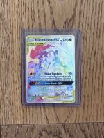 Seltene Pokémon Karte Reshiram & Zekrom GX Tag Team Rainbow 