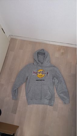 Hard Rock Cafe Amsterdam Hoodie, Grösse M, Grau