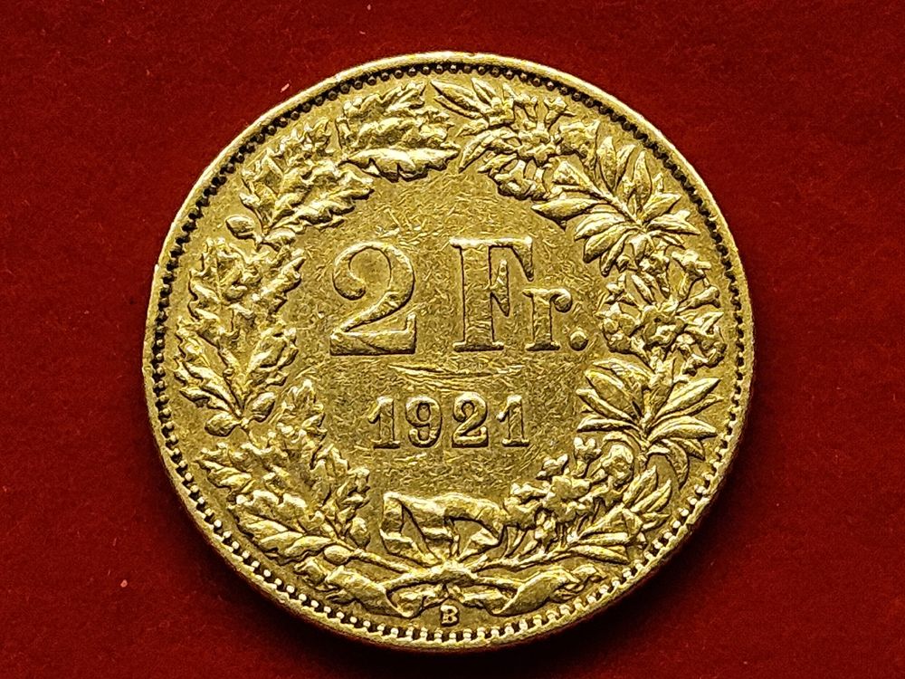 Münze 2 CHF von 1921 vorzüglich (Neu (gemäss Beschreibung)) in ...
