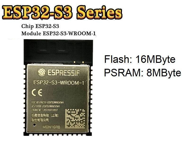 ESP32-S3-WROOM-1 Modul (16MB Flash & 8MB PSRAM) (Neu und ...