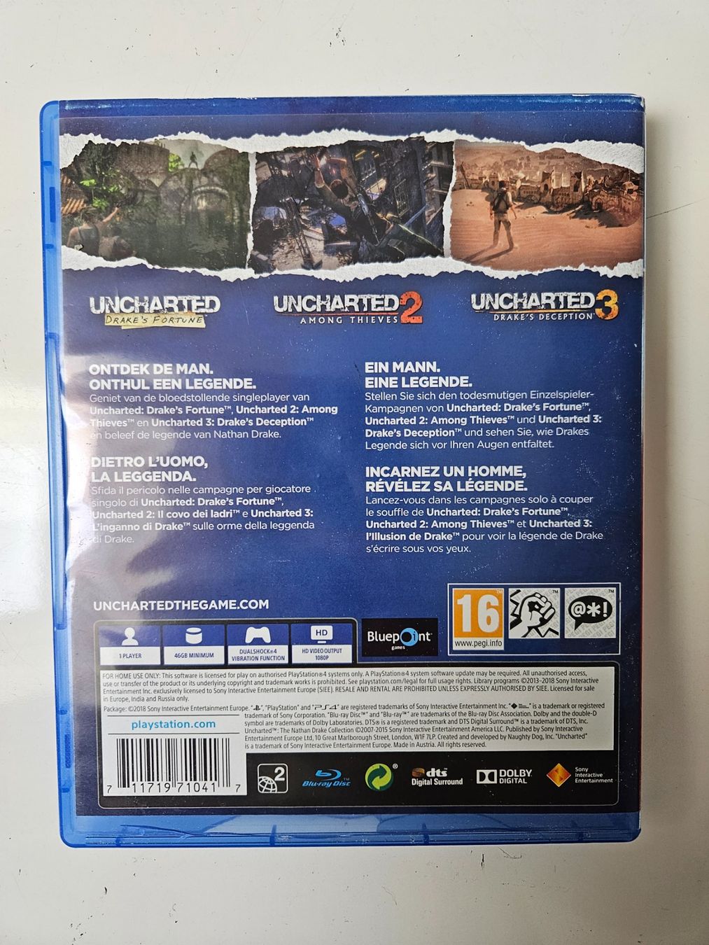 Sony Giochi: Uncharted The Nathan Drake Collection – Usato da Liebefeld venduto da Straycats 1