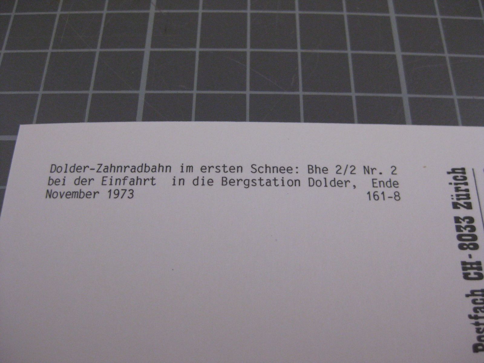 Cartoline postali: AK Dolderbahn im Winter Zürich – Nuovo (secondo la descrizione) da Malters venduto da Marosko 2