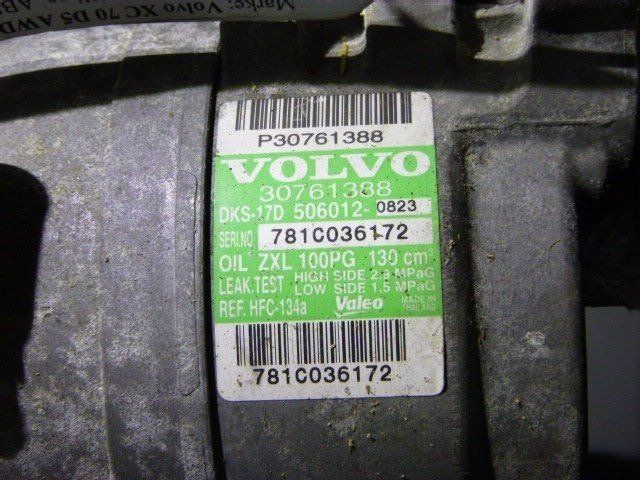 Volvo Tutti pezzi di ricambio auto: Klimakompressor 30761338 Volvo XC70 D5 – Usato da Güttingen venduto da TopMotor 1