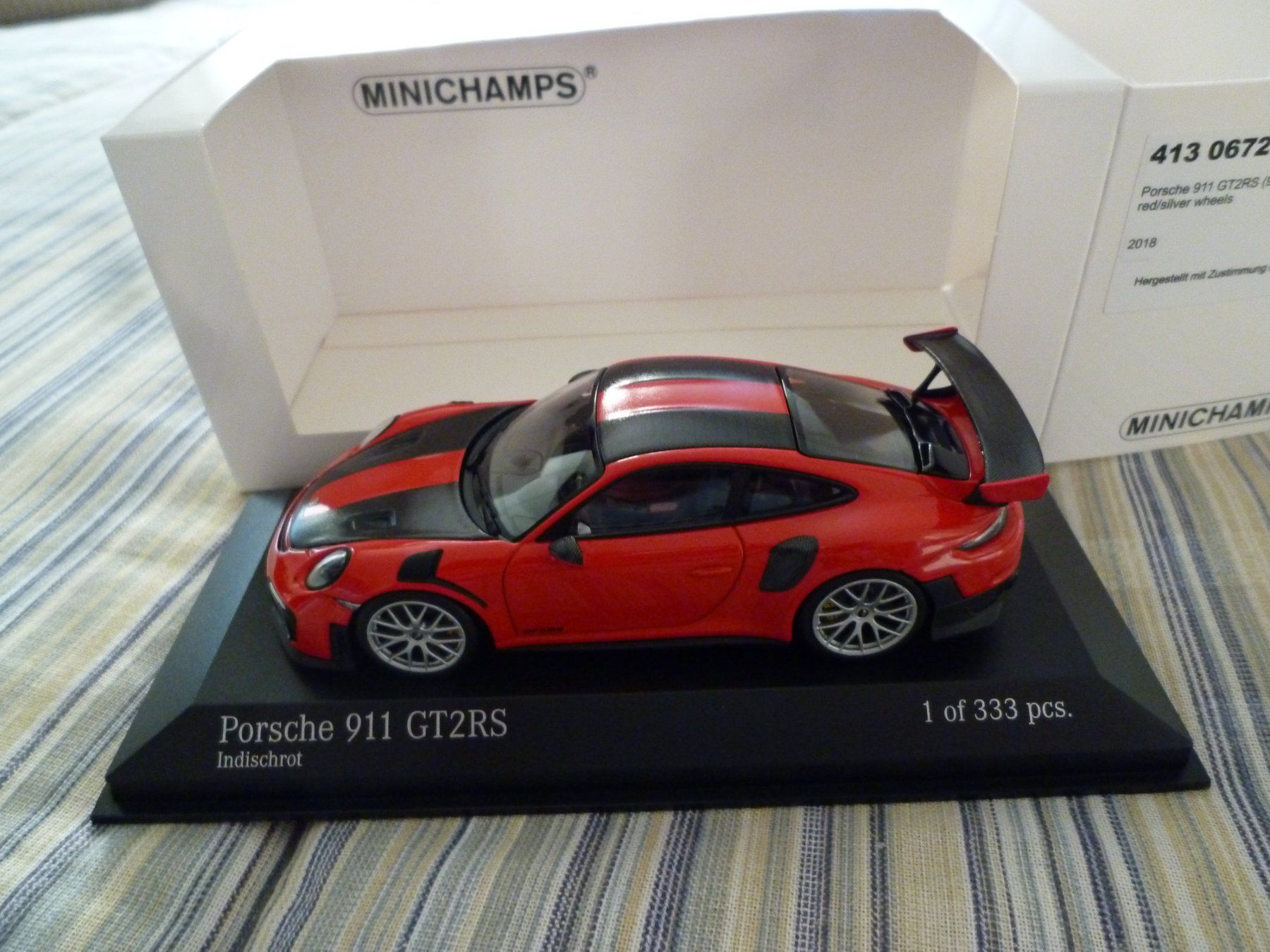 Porsche Modellini d'auto: Porsche 911 GT2 RS "991.2" (2018) – Nuovo e nell'imballaggio originale da Flawil venduto da Imperiosud 1