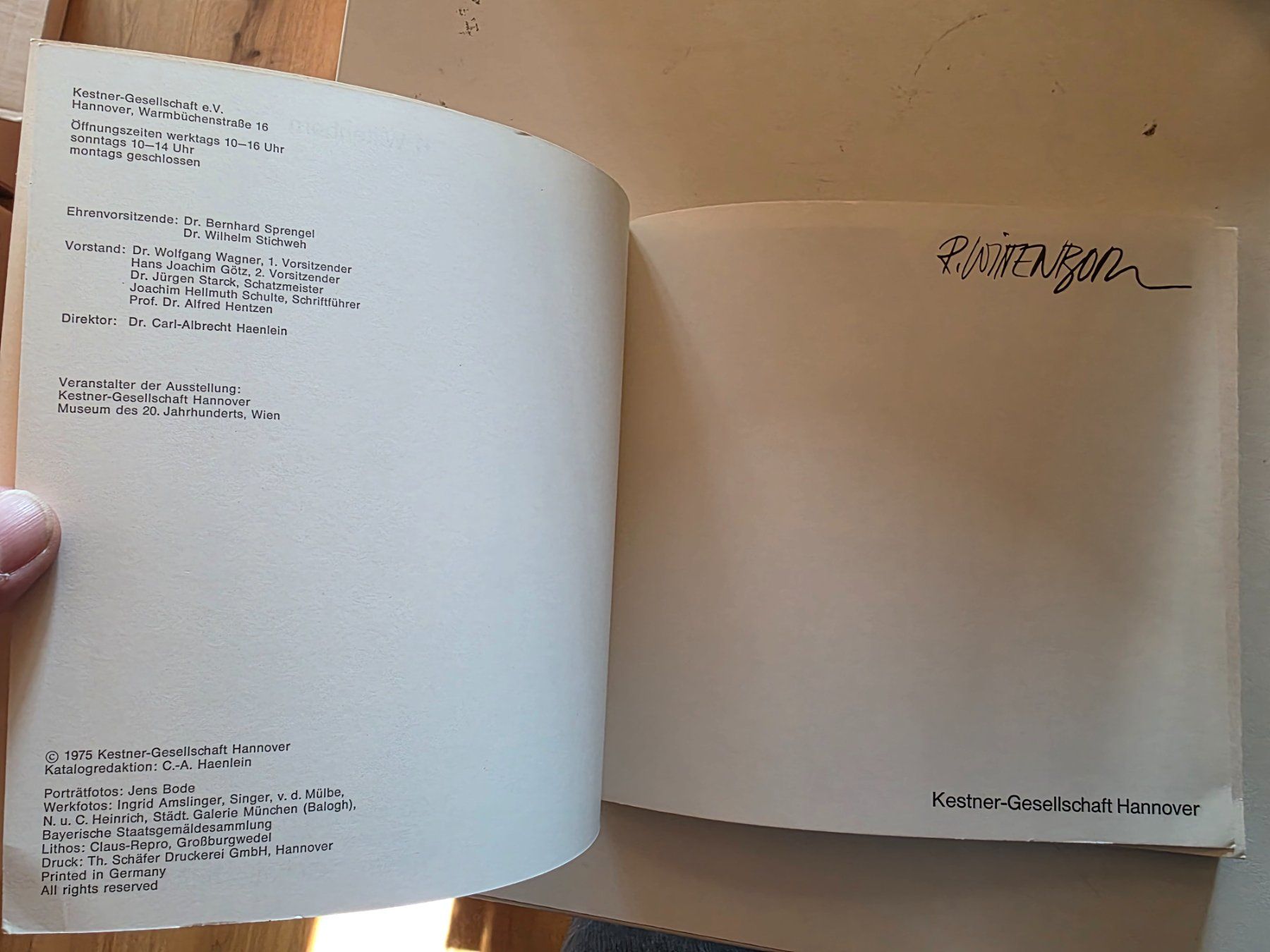 Libri: R. Wittenborn - Kestner-Gesellschaft Hannover 1975 – Usato da Walterswil BE venduto da Lonitti 4